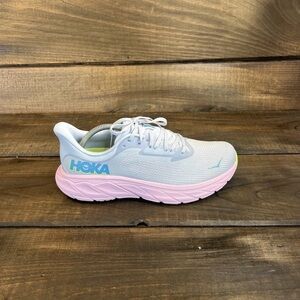 Hoka One One Arahi 7 Gull Pink Twilight Gray Sneakers Running Shoes Wmn Sz 11 B